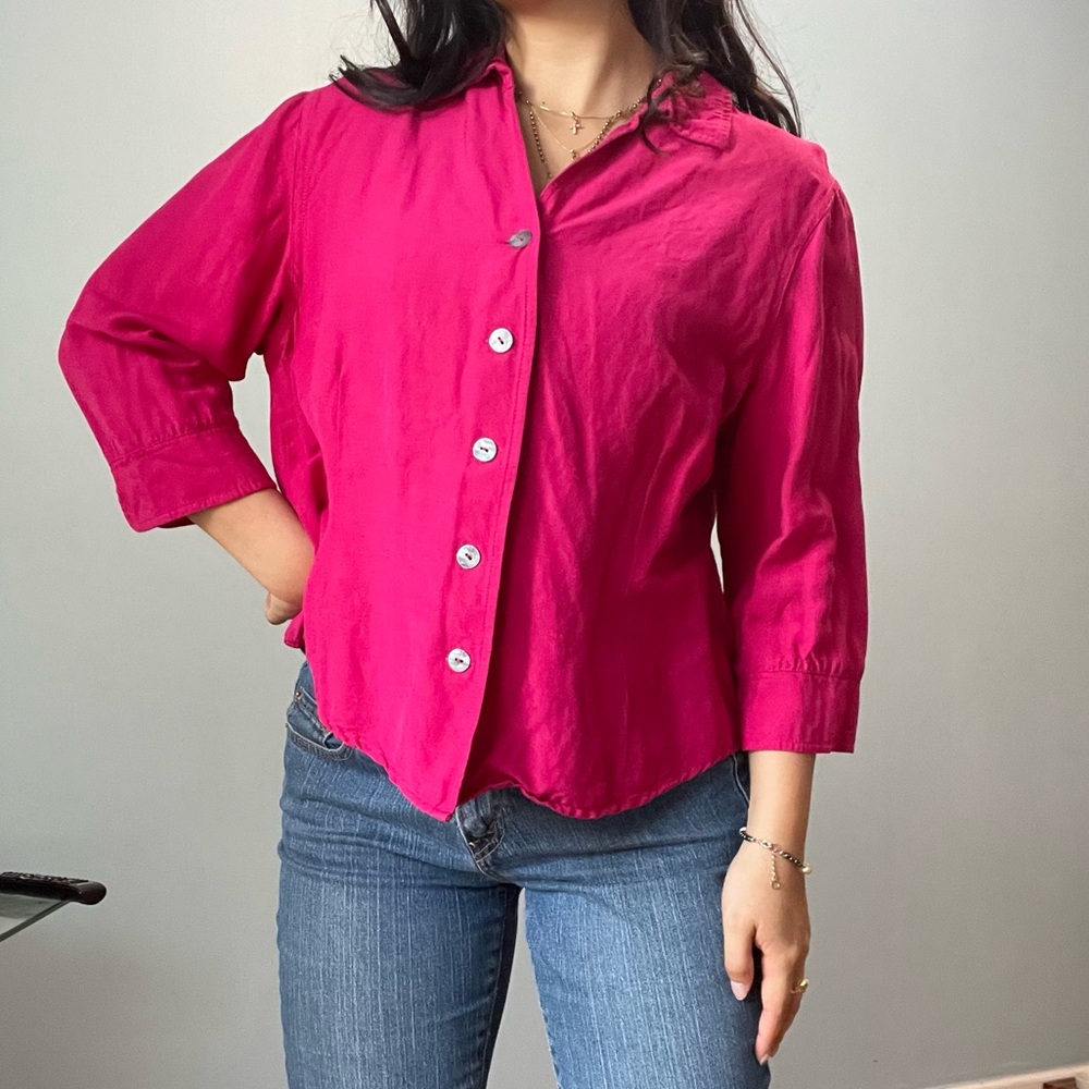 East 5th Fuchsia Top